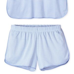 Lake Pajamas Shorts S Hydrangea Stripe